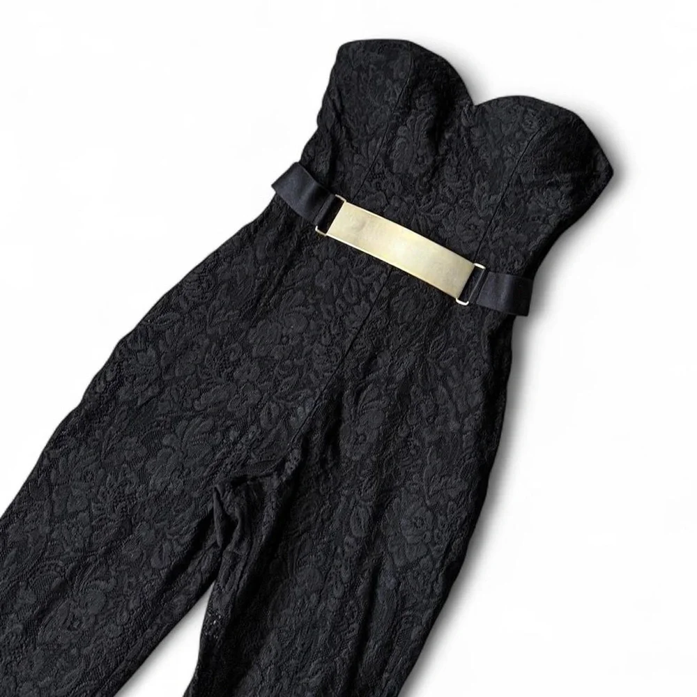 Vintage Bebe Lace Jumpsuit